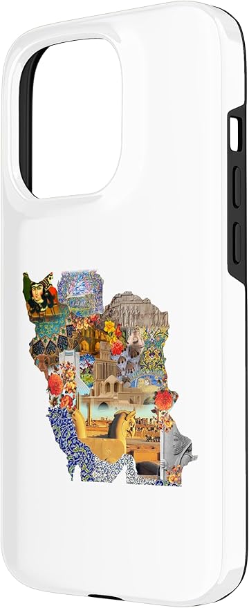 Map of Persian empire, Iran Map Case for iPhone 15 Pro