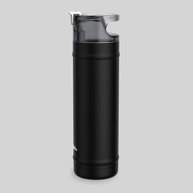 bubba 24 oz Dualsip Insulated Stainless Steel Water Bottle with Straw - Reusable, Leakproof, Lightweight, Dishwasher Safe, Lead-Free and BPA-Free, Office Siren