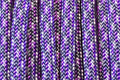 BORED? PARACORD! 550 lb Paracord – Ideal for Crafting, DIY Projects, Camping, Military & Active Outdoors – 300+ Colors – Tactical Parachute Cord Type III – Strong - Purple Rain 50 Feet