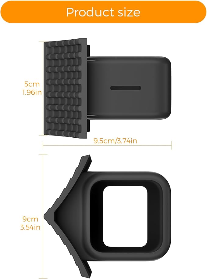 Silicone Case Cover for Blink Outdoor 4 (4th Gen), Outdoor 2K + – Weatherproof Protective Skin with Hat Brim, Full Camera Protection, Easy Installation, Black, 2 Pack