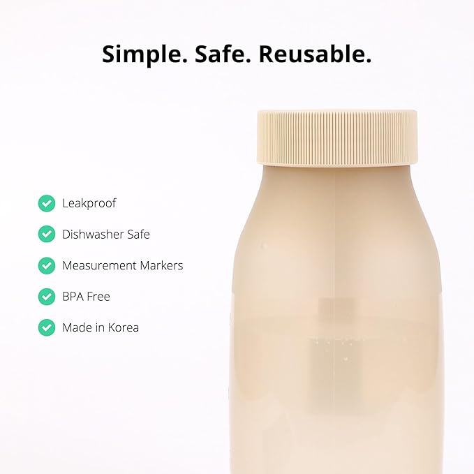 BLUE GINKGO Collapsible Water Bottle [2-Pack] – Lightweight, Foldable Silicone Bottles for Travel, Hiking, and Camping (16.9oz, Made in Korea, Sand Beige)