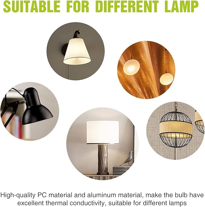 Neporal A19 Rechargeable Light Bulbs Emergency Light Bulb for Power Outages, Led Bulb 60 Watt Equiv., Self-Charging Light Bulb 1200mAh Battery Backup Light Bulbs for Daily, Emergency Use (Daylight)