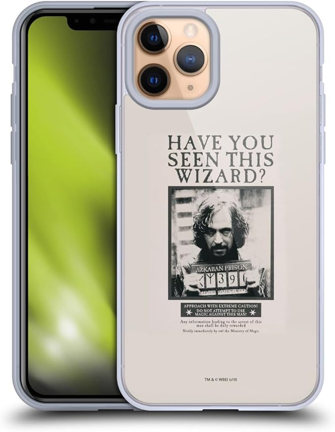Head Case Designs Officially Licensed Harry Potter Sirius Black Poster Prisoner of Azkaban II Gel Case [Military Grade Protection] Compatible with Apple iPhone 11 Pro and Compatible with MagSafe