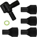 Bite Valve Replacement Mouthpiece Fit for Hydration Pack Bladder Water Backpack and Most Brands(4-Pack), with Shutoff Valve and Tube O-Ring