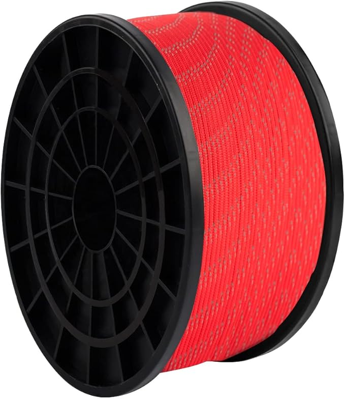 HERCULES Type III Paracord 550 Paracord Rope Parachute Cord, 100' Reflective for Survival Rope, Survival Cord