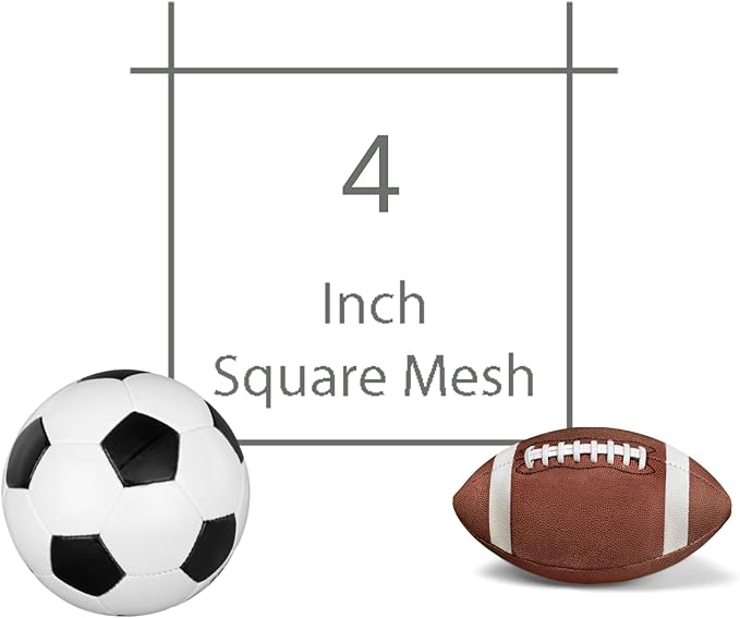 JFN Netting Repair Kit for #36 Nylon 4", Black Soccer Net