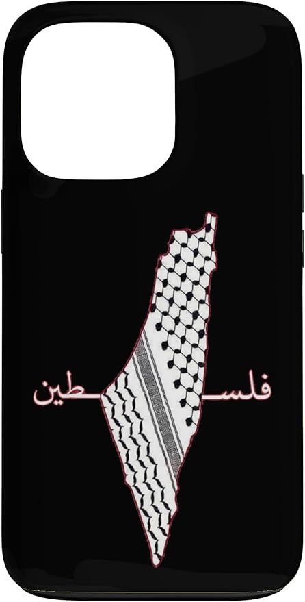 Keffiyeh Palestine Map Arabic Scarf Shemagh Palestinian Flag Case for iPhone 13 Pro