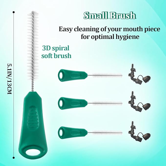 Patelai 2 Set 8 in 1 Hydration Bladder Cleaning Kit Includes 3 Different Brushes and Drying Collapsible Bladder Frame, Water Reservoir Backpack Cleaning Kit