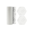 GEAR AID Tenacious Tape 3” x 20” Clear Vinyl Gear Repair Tape with (2) 1.5” Hex Patches, Fix Holes and Rips in Jackets, Rain Gear, Tents, Sleeping Bags and Outdoor Equipment, Clear