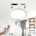 Rechargeable Motion Sensor Ceiling Light with Remote, Magnetic Mount, Cordless, Dimmable 3 Color Temperatures (6500K~3000K), No Wiring LED Light for Closet, Stairs, Hallway, Porch