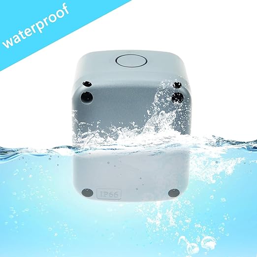 Waterproof Junction Box,Nineleaf PVC/ABS Outdoor Junction Box Electrical,3 1/4 inch x 2 3/4 inch x 2 1/4 inch (86x74x62mm),Exterior Device Box,Universal Electrical Project Enclosure Box,Grey,6PK