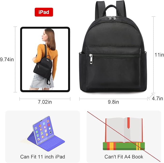 LOVEVOOK Mini Backpack for Women Light Weight Small Waterproof Backpack Purses Daily Backpack… | Light Weight