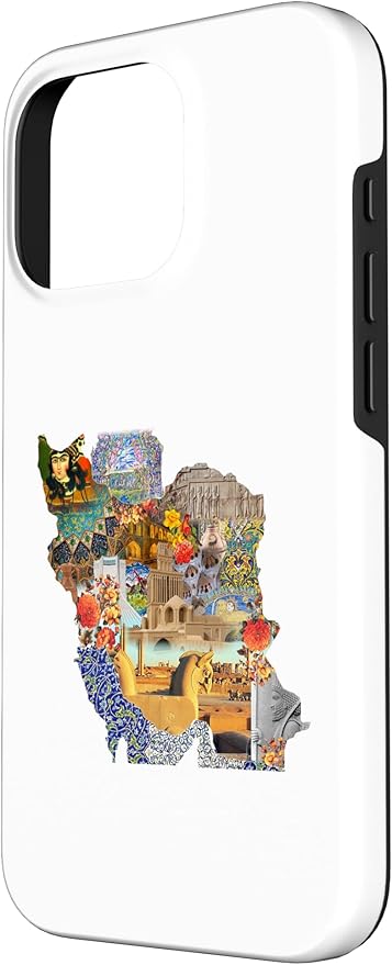 Map of Persian Empire, Iran Map Case for iPhone 16 Pro