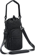 sportsnew Water Bottle Holder with Strap 32oz 40oz Insulated Water Bottle Carrier Sling Bag with Phone Pocket Crossbody
