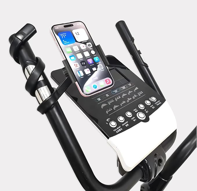 Adjustable Gooseneck Phone Holder - Suitable for Phone Holder for mic Stand，Baby Strollers, Treadmills, Shopping carts, Bicycles, Cars, Boats, and Golf carts
