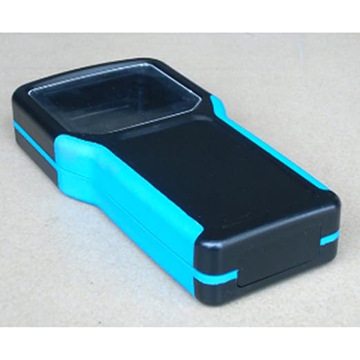 ABS Junction Box 204mmx100mmx35mm Portable Handheld Instrument Case Boxes Waterproof Dustproof Outdoor Project Box Cable Connection Protective Enclosure Black Blue