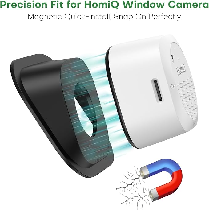 Window Camera Mount for Glass, Suitable for Indoor and Outdoor Home Security