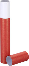 PATIKIL 2 Inch x 15 Inch Poster Tube, 1Pcs Photo Storage Tube Portable Shipping Mailing Tubes Calligraphy Painting Tubes Round Carrying Case for Storing Paper Art Map Documents, Red
