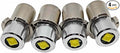 P13.5S PR2 LED Bulb Flashlight Replacement Led Conversion kit 2D 3D 4d Cell Bulbs 3W 3V 4.5V 6V for 2-4C&D LED Bulbs 4Pack