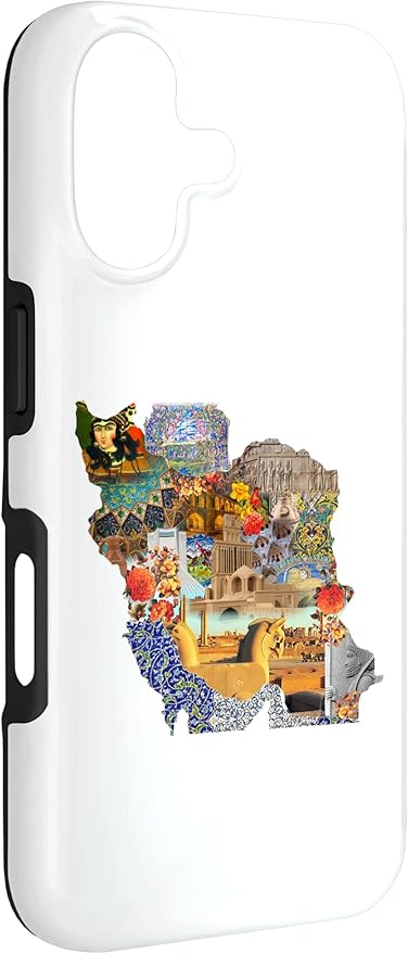 Map of Persian Empire, Iran Map Case for iPhone 17