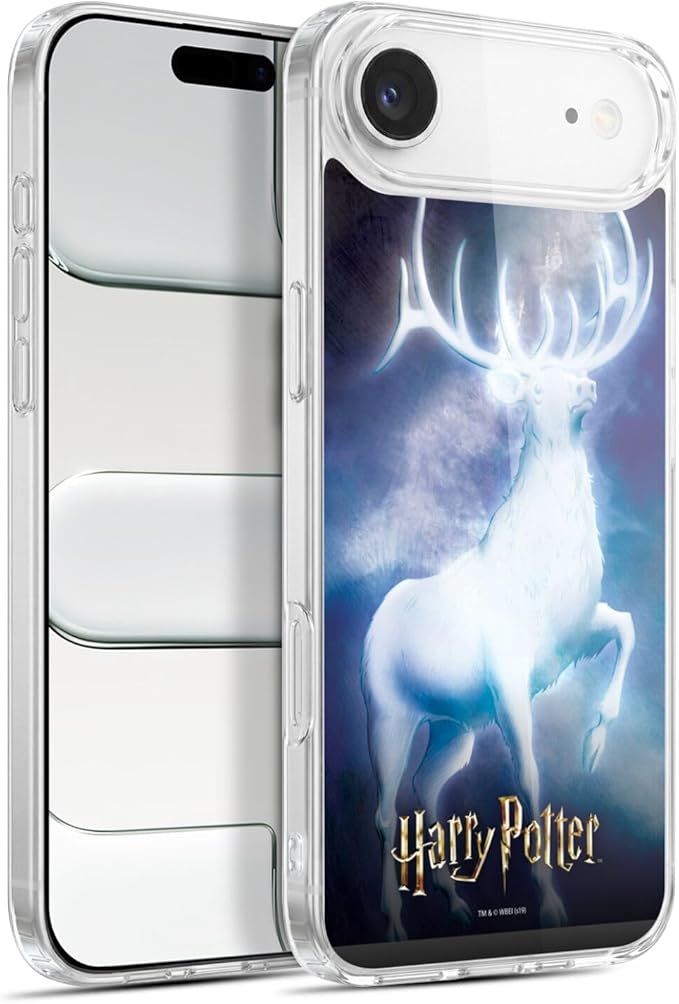 Head Case Designs Officially Licensed Harry Potter Stag Patronus Prisoner of Azkaban II Gel Case [Military Grade Protection] Compatible with Apple iPhone 17 Air and Compatible with MagSafe