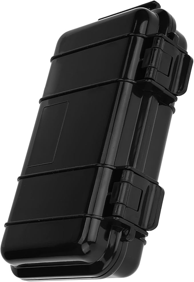 Outdoor Shockproof Waterproof Containers Storage Box, Small Hard Outdoor Camera Carrying Case, ABS Portable Travel Shockproof Pressure-Proof Sealed Box with Shock-Absorbing Pad Inside