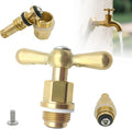 PK1100 Brass Faucet Stem & Bonnet Replacement Kit for Arrowhead Hose Bibs, Hose Bib Valve Stem Repair, Fits PK1100 / PP806-15 Outdoor Faucet & Boiler Drain