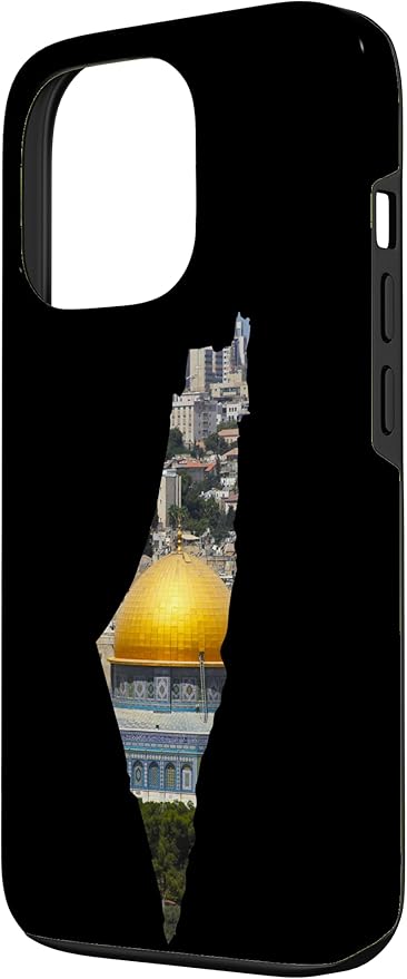 Palestinian Map Al Aqsa Jerusalem in Palestine Case for iPhone 13 Pro