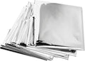 ASA TECHMED Emergency Mylar Thermal Blankets Bulk, Space Blanket Survival kit Camping Blanket, First Aid Kit for Outdoors, Survival, Hiking, Natural Disasters, First Aid, Marathons. 15 Pcs