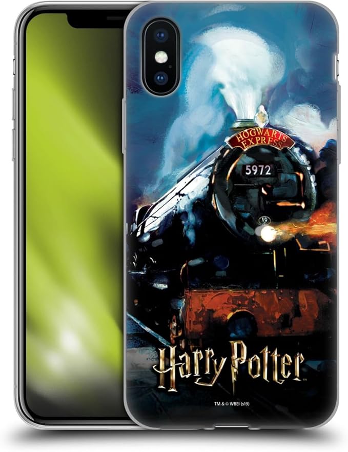 Head Case Designs Officially Licensed Harry Potter Hogwarts Express Prisoner of Azkaban II Gel Case [Military Grade Protection] Compatible with Apple iPhone X/iPhone Xs and Compatible with MagSafe
