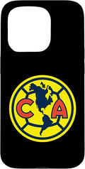 Club America Classic Crest Circle with Americas Map Case for iPhone 15 Pro