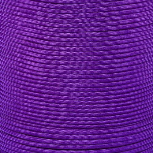 Paracord Planet | Type II Commercial Grade 425 Paracord – 425 LB Tensile Strength W/ 3mm Diameter (Acid Purple, 10 FT)