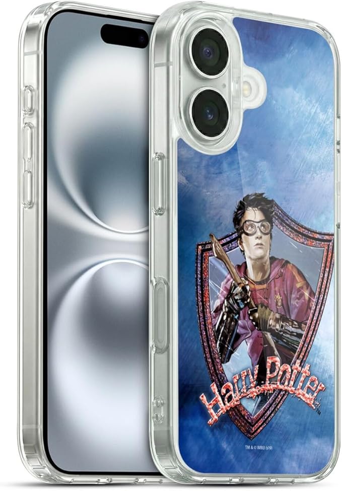 Head Case Designs Officially Licensed Harry Potter Quidditch 2 Prisoner of Azkaban II Gel Case [Military Grade Protection] Compatible with Apple iPhone 16 and Compatible with MagSafe