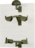 Savior Equipment Wall Rack System H.A.B Attachment Tactical Gear Wall Mount Organizer, Military Helmet Vest Belt Display Rack Plate Carrier Hanger, Heavy-Duty Steel Construction Hold Up to 80 lbs