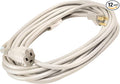Southwire Outdoor Extension Cord - Light Duty Landscape & Patio Power Cable for Outdoor Use - Weather Resistant Vinyl Jacket - Neutral White Finish - 16/3 Gauge - 20-Foot (Pack of 12)