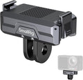 SMALLRIG Magnetic Mount Adapter for DJI OSMO 360 / Action 5/4 / 3 - Quick-Release Aluminum Base with 1/4" Thread & Foldable Connector for Tripods, Selfie Sticks, Vlogging Accessories - 3662B