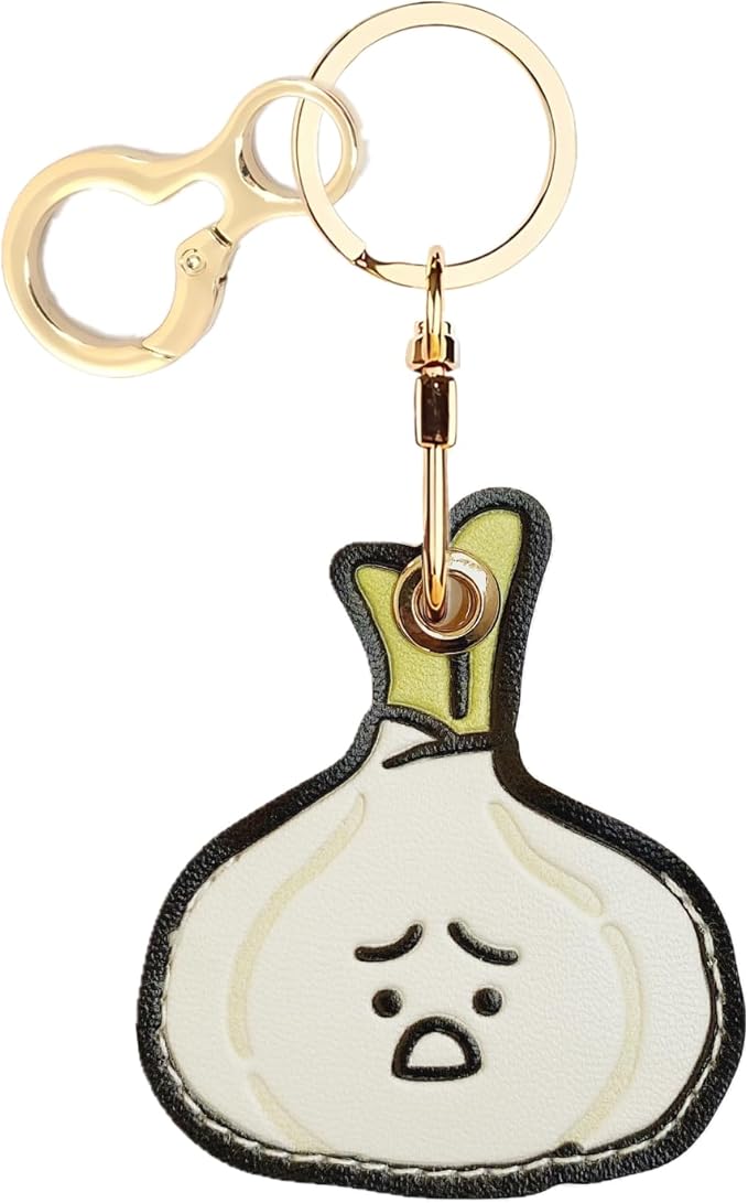 Leather Keychain Holder Case Compatible with AirTag,Cute air tag Cover with Keychain Ring,GPS Tracker Case for Keys