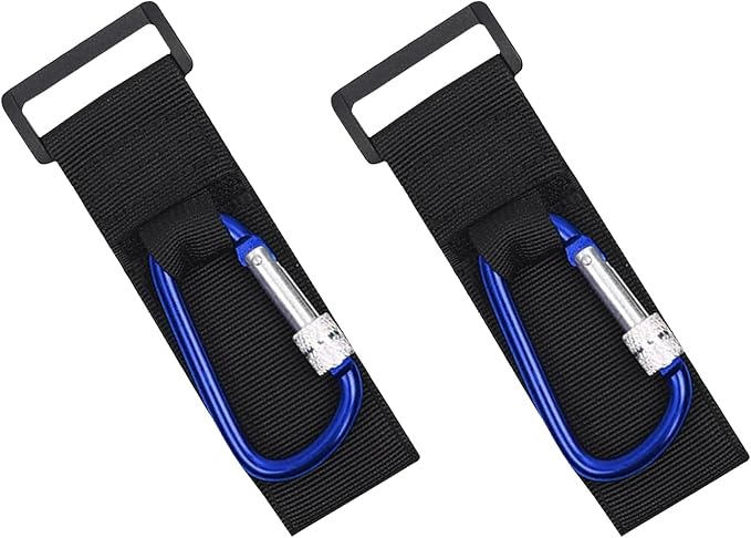 2 Pack UTV Hook for Hanging Headsets, Helmet and Goggles, Multipurpose Carabiners for Motorcycle Bicycle Stroller Electric Scooter Owner Fits 1.5-2.0" SXS Roll Cage Accessory Hook Hanger