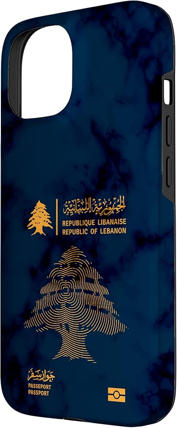 Lebanon,Lebanon Passport,Lebanon Flag,Lebanon map. Case for iPhone 15