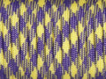 7 Strand Core 550lb Paracord Parachute Cord Lanyard Mil Spec Type III-100ft (Purple+Yellow(41#))