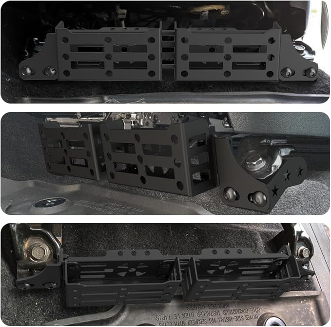 Car Seat Brackets Storage Basket - Universal Molle Panel Organizer Compatible with Toyota Tacoma 4Runner Lexus GX460/GX470 | Tactical Gear Mounting System & Quick Installation