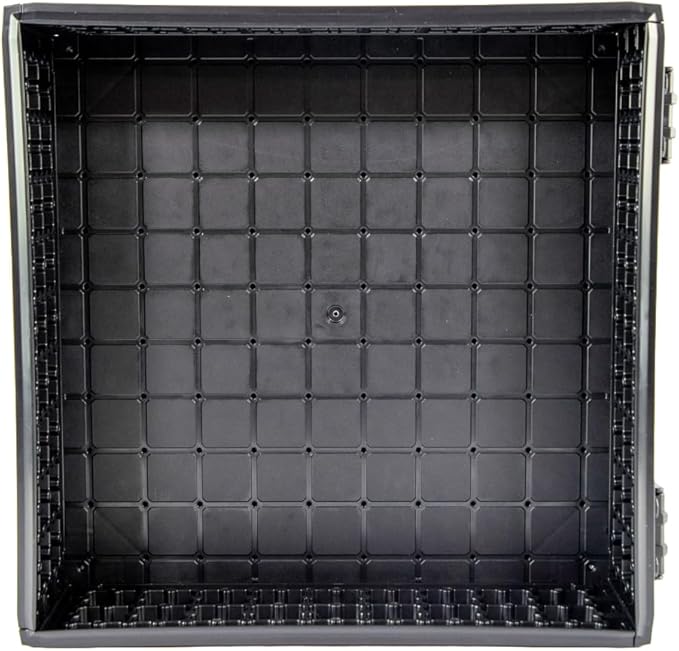 YakAttack ShortStak Upgrade Kit for BlackPak Pro | 16" x 16" – Black | Kayak Crate Expansion Layer with GridLoc Panels & Hardware | Stackable Add-On | Made in USA
