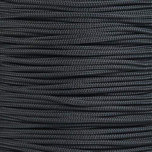 Paracord Planet 325 Paracord – 3 mm Type II Nylon Parachute Cord with 3 Inner Strands (Black, 250ft)