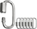 Locking Carabiner Clips, Stainless Steel Spring Snap Hook Locking Carabiner Heavy Duty - 304 Premium Stainless Steel Thumb Screw Carabiner Clip