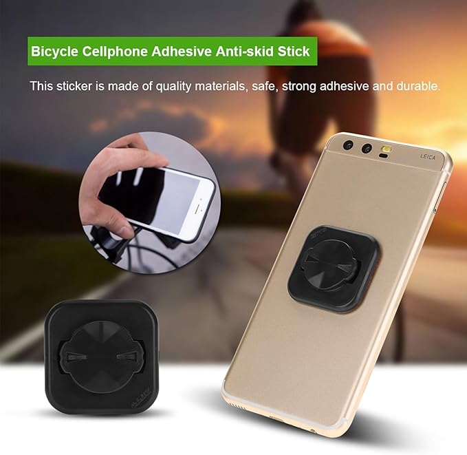 Cycling Phone Mount Adhesive Universal Bike Computer Sticker for Edge Smartphones No Slip Handlebar Accessory for Outdoor Rides