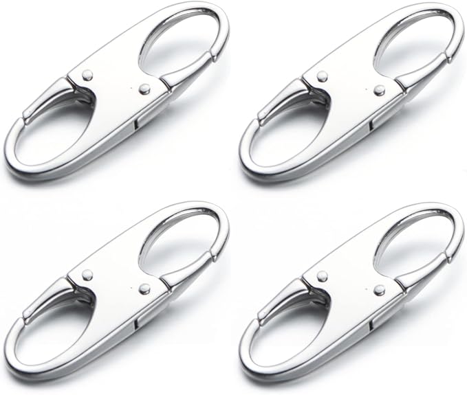 Zpsolution Zipper Clip Theft Deterrent - Backpack Zipper Lock Securing Pulls Closed, Quick Disconnect Clip - Key Holder Add-on Accessory