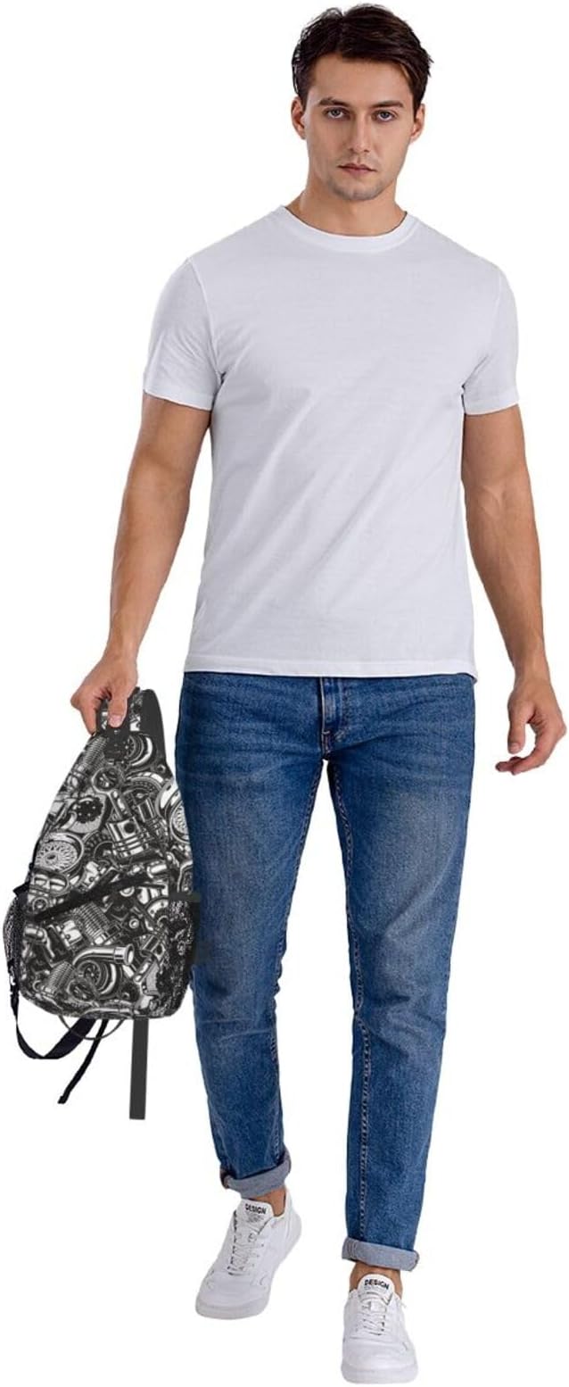 Sling Backpack For Men Hiking Daypack Crossbody Shoulder Bag Travel Chest Pack | Hiking, Travel