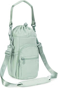 sportsnew Water Bottle Holder with Strap 32oz 40oz Insulated Water Bottle Carrier Sling Bag with Phone Pocket Crossbody