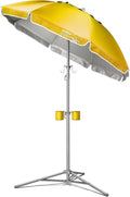 Wondershade Ultimate Portable Sun Shade Umbrella – Lightweight Adjustable Outdoor Patio & Beach Umbrella with Tripod Base (Yellow)