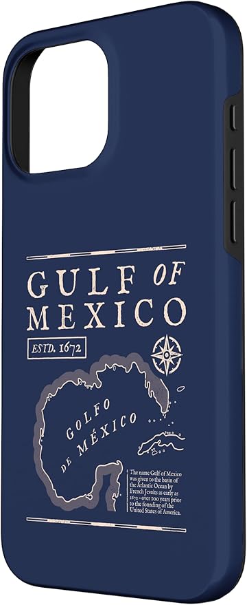 Gulf of Mexico 1672 Historic Map Case for iPhone 16 Pro Max